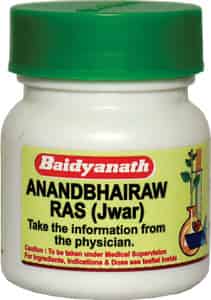 Baidyanath Asli Ayurved Anandbhairav Ras (jwara) 80 Tablets (pack Of 2)