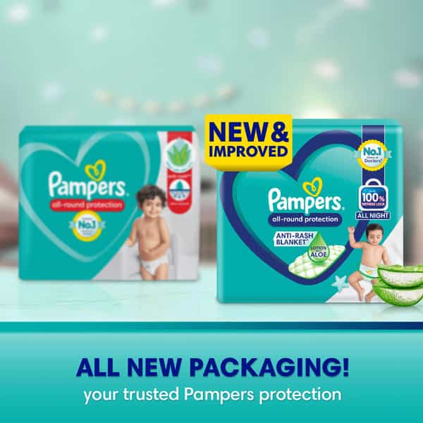 Pampers New Diapers Pants Small (15 Count)