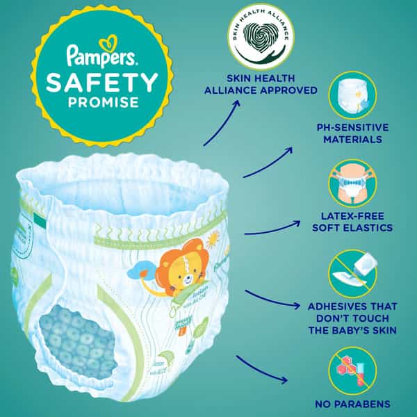 Pampers New Diapers Pants Small (15 Count)