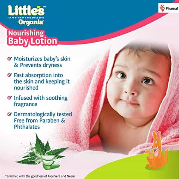 Little's Organix Nourishing Baby Lotion 400Ml - Pump Pack