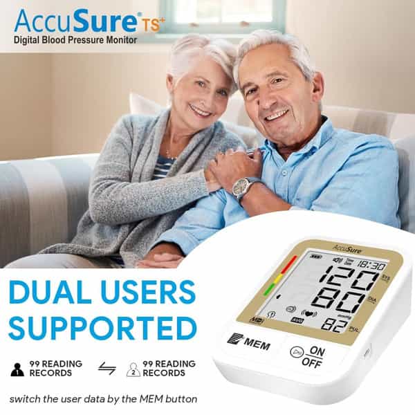 Accusure Ts Plus Automatic Blood Pressure Monitor