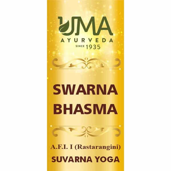 Uma Ayurveda Swarna Bhasma Ayurvedic Powder 100 Mg
