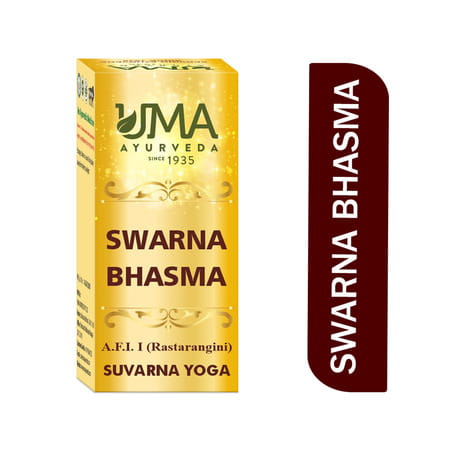 Uma Ayurveda Swarna Bhasma Ayurvedic Powder 100 Mg