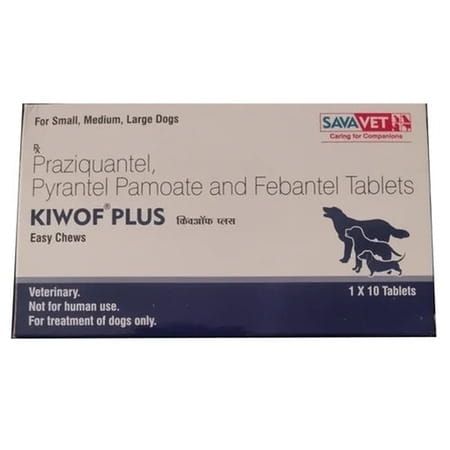 Savavet Kiwof Plus Dog Deworming Tablet | Pack Of 10
