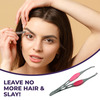 Sanfe Selfly Women Tweezer - Square Tip Non-Slip Grip For A Perfect Hold Tips Are Hand Polished