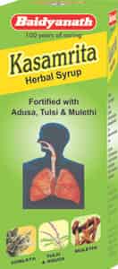 Baidyanath Asli Ayurved Kasamrit - Herbal Cough Syrup - 100 Ml (pack Of 3)