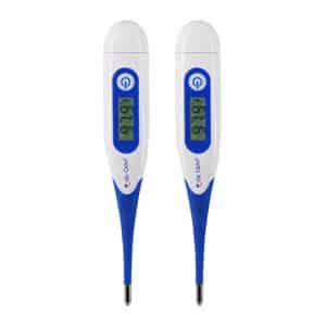 Dr. Odin Dmt 4333 Digital Medical Thermometer Fda Approved Quick 40 Second Reading Pack Of 2