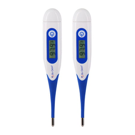 Dr. Odin Dmt 4333 Digital Medical Thermometer Fda Approved Quick 40 Second Reading Pack Of 2