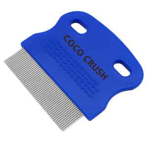 Coco Crush Lice & Nits Removal Fine-tooth Comb: Close-set | Gentle Grip |100% Stainless Steel - 1n