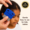 Coco Crush Lice & Nits Removal Fine-Tooth Comb: Close-Set | Gentle Grip |100% Stainless Steel - 1N