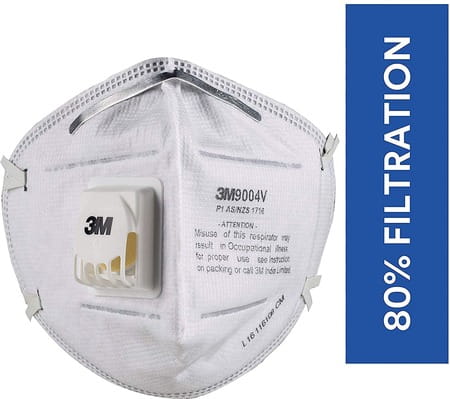 3m P1 9004v Particulate Respirator (white) Masks - 25 Units