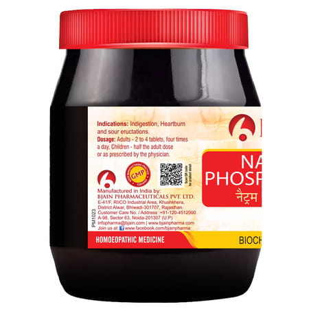 Bjain Natrum Phosphoricum Biochemic Tablet 6X | 450Gm