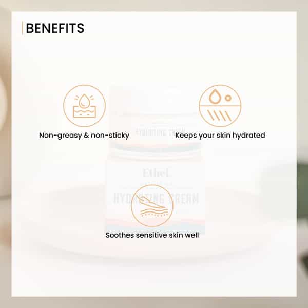 Ethel. Matcha Tea Face Hydrating Cream 100Gm.