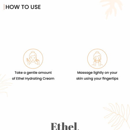Ethel. Matcha Tea Face Hydrating Cream 100gm.