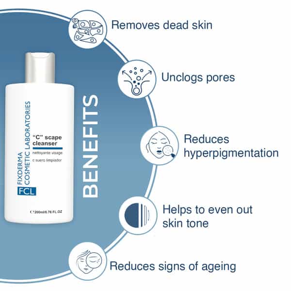 Fcl C Scape Cleanser For Gentle Exfoliation And Brightening Face Wash For Unevenly Pigmented Skin