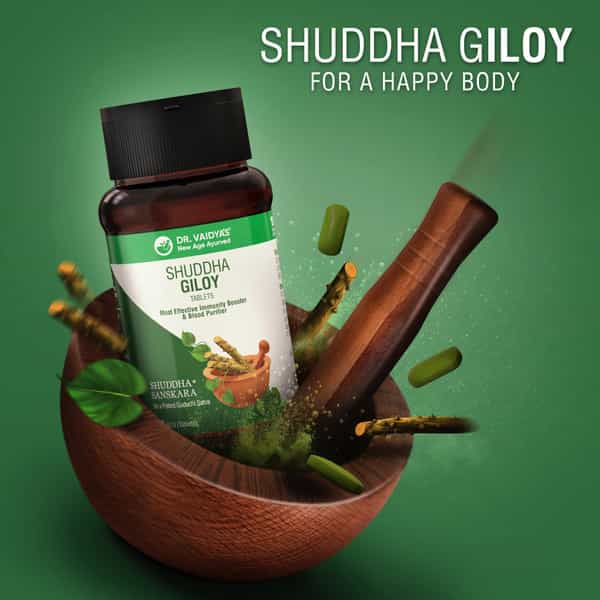 Dr. Vaidya's Shuddha Guduchi Tablet 60S P1(Giloy)