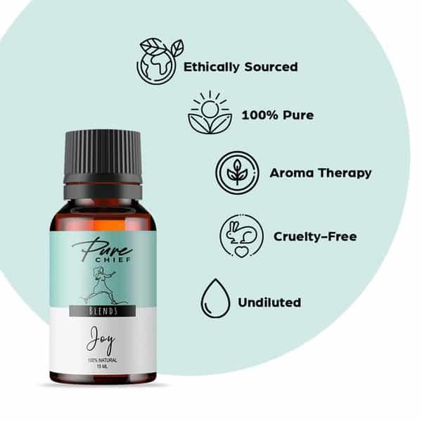 Pure Chief Lavender Essential Oil Premium Undiluted Treats Itchy Scalp Dandruff Hair Fall 15Ml
