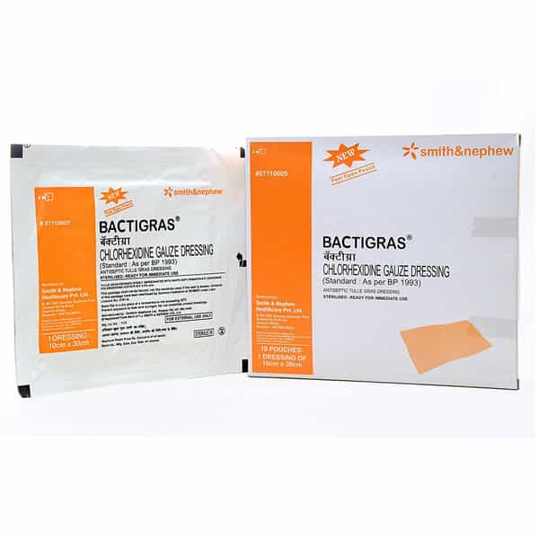 Bactigras 10 Pouches (10 X 10Cm)