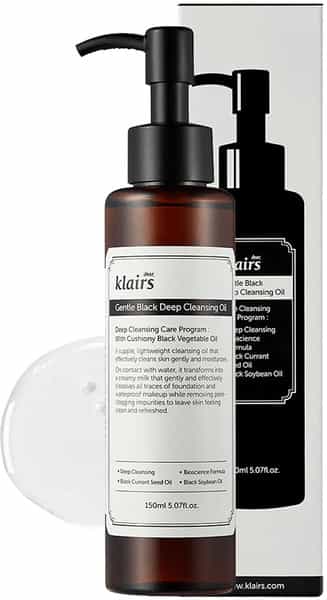 Klairs Gentle Black Deep Cleansing Oil - 150 Ml