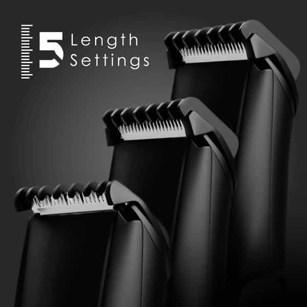 Syska Ht1210-Black Runtime: 40 Min Trimmer For Men (Black)