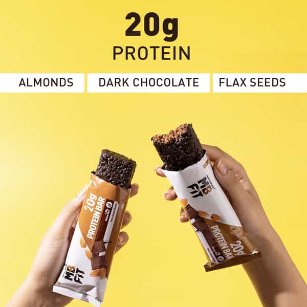 Muscleblaze 20 G Protein Bar (Choco Almond) | Protein Blend