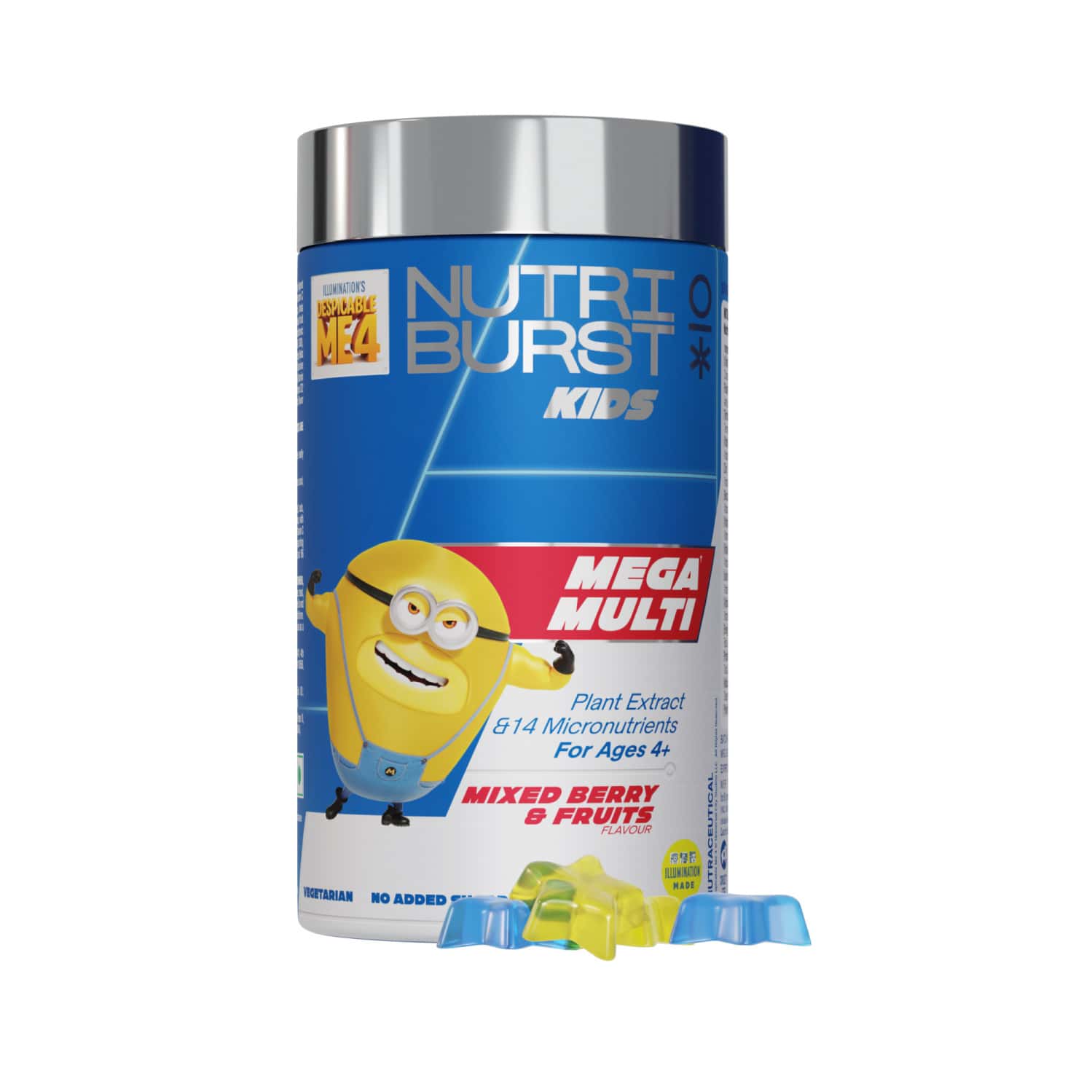 Nutriburst Minions Mega Multi Kids Gummies -60 Gummy