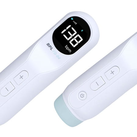 Bpl Medical Technologies Fd-04 App Connected Fetal Doppler|Heartbeat Detection Machine - White
