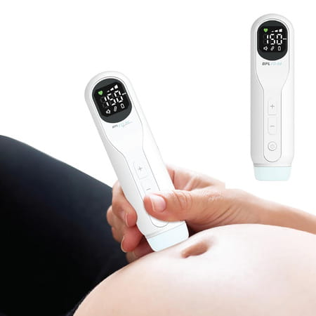 Bpl Medical Technologies Fd-04 App Connected Fetal Doppler|Heartbeat Detection Machine - White