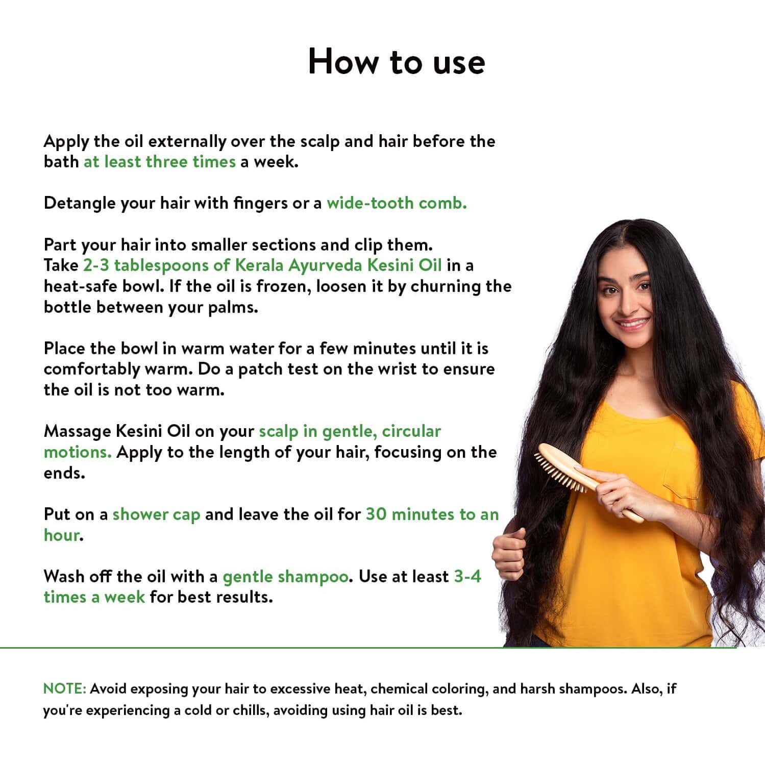 Buy KERALA AYURVEDA KESINI HAIR OIL (100 ML) X PACK OF 2 HAIR OIL (200