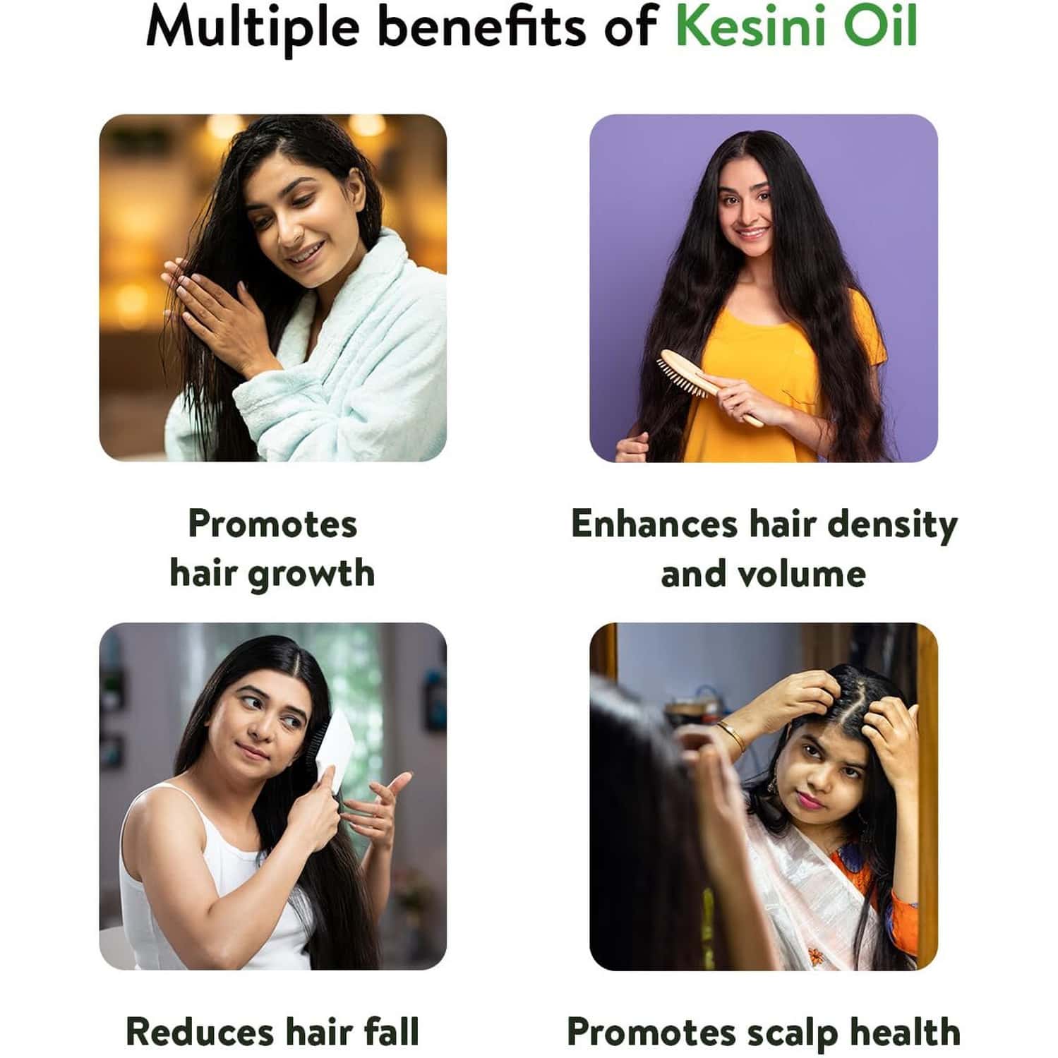 Buy KERALA AYURVEDA KESINI HAIR OIL (100 ML) X PACK OF 2 HAIR OIL (200