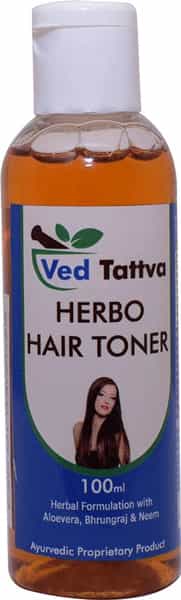 Ved Tattva Herbo Hair Toner Nourishing Toner - Hair Growth Control Hair Fall All Hair Type - 100Ml