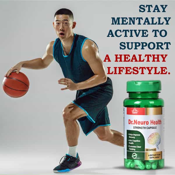 Cipzer Dr Neuro Health Capsule Keep Your Mind Sharp & Focused Our Brain-Boosting Formula-60 Capsule