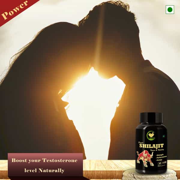 Fij Ayurveda Power Shilajit/Shilajeet Extract Capsule For Stamina & Energy - 60 Capsules