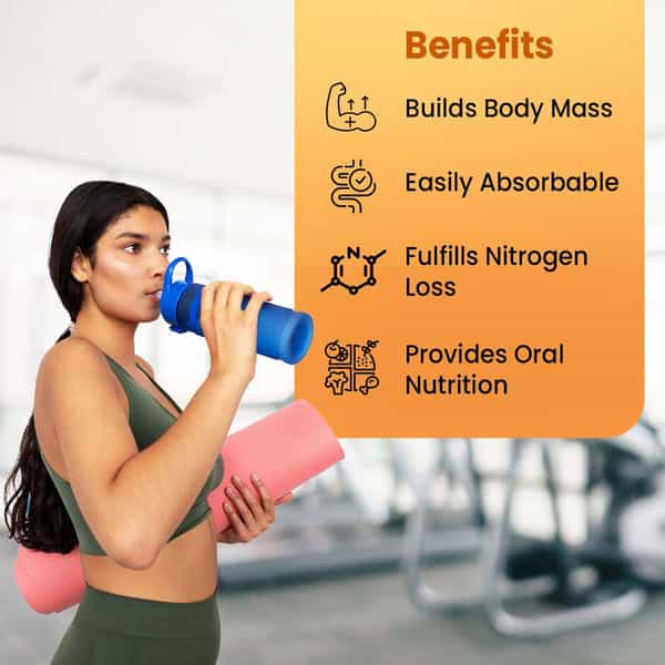 Cratus Protosure Hp Mass Gainer For Diabetics Helps Build Body Mass High Protein Nutrition
