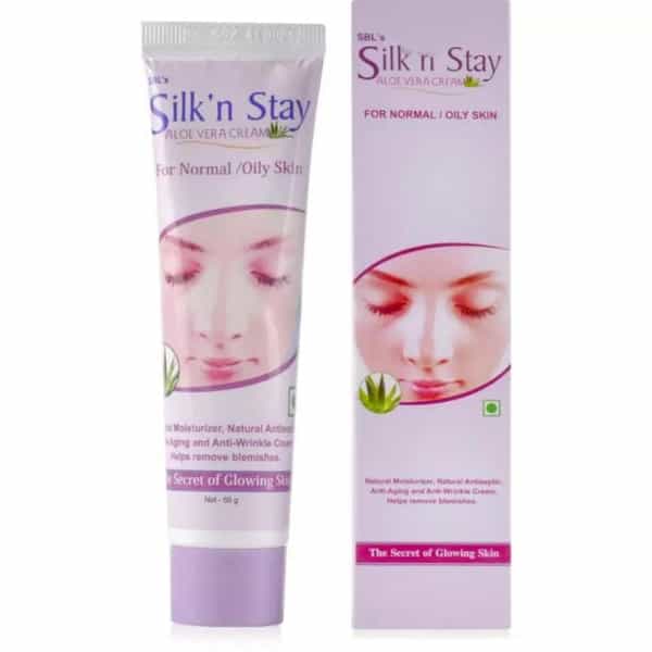 Sbl Silk N Stay Aloe Vera Cream For Normal / Oily Skin 50 G Pack Of 2