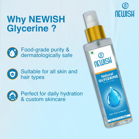 Newish Glycerine For Face And Skin Care 250Ml