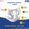 Cir Diaper | Adult Diaper | Medium | Premium Tape Style | Waist (28"-44")| Pack Of 1 (10 Units)