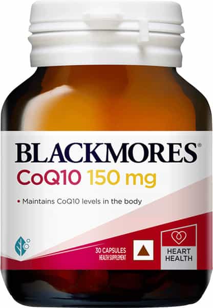 Blackmores - Coq10 |Antioxidant Support For Healthy Heart | Boost Cellular Energy|150Mg-30 Capsules