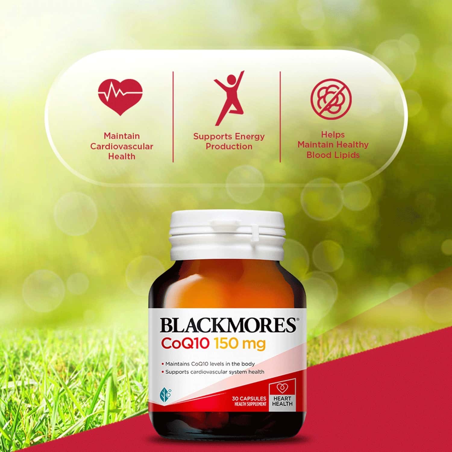 Buy BLACKMORES COQ10 ANTIOXIDANT SUPPORT FOR HEALTHY HEART BOOST CELLULAR ENERGY150MG30