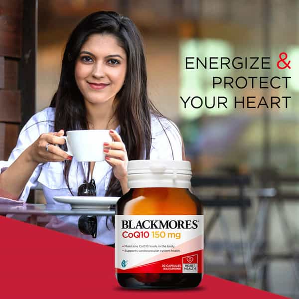 Blackmores - Coq10 |Antioxidant Support For Healthy Heart | Boost Cellular Energy|150Mg-30 Capsules