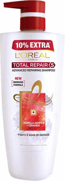 L'oreal Paris Total Repair 5 Shampoo Bottle Of 640 Ml