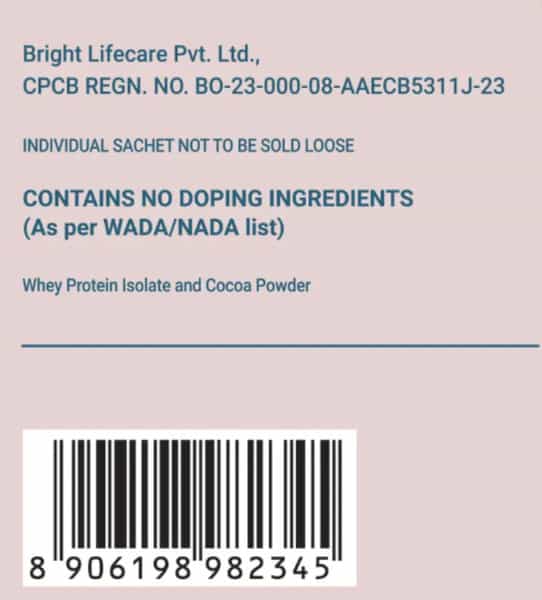 Truebasics Clean Whey 100% Protein Isolate Powder (Chocolate 170G (34Gx5) | 28G Protein