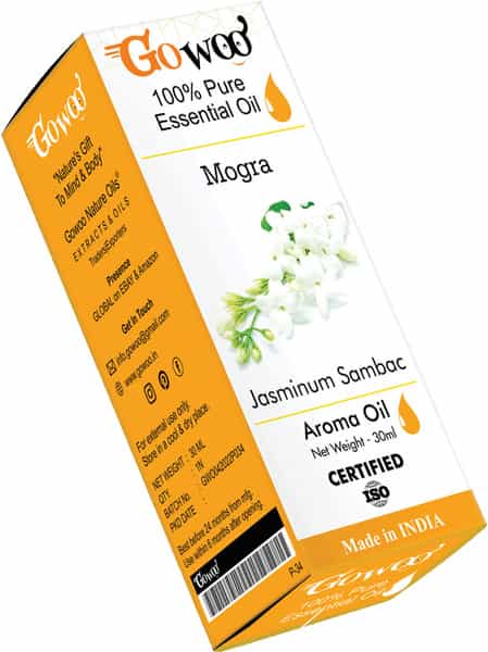 Go Woo 100% Pure Mogra Oil For Hair Skin And Aromatherapy 30 Ml