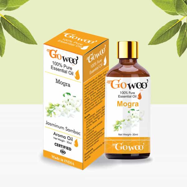 Go Woo 100% Pure Mogra Oil For Hair Skin And Aromatherapy 30 Ml