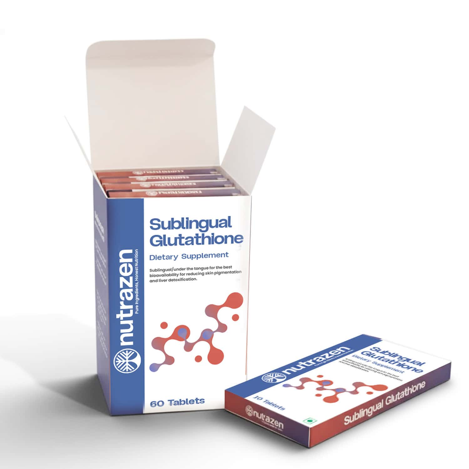 Nutrazen Sublingual Glutathione - 60 Tablets