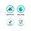 Buddsbuddy Bpa Free Antispill Baby Training Sipper (Spout+Straw+Drinking Sucker) Set Green 210Ml