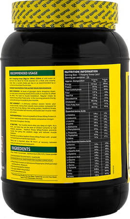 Healthvit Fitness 100% Ultra-Premium Whey Protein | 1kg / 2.2lbs (Chocolate Flavor)