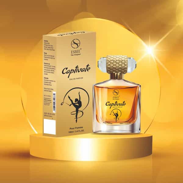 Esbee Captivate Eau De Parfum For Women - Long Lasting Premium Perfume | Up To 10 Hours | 100Ml