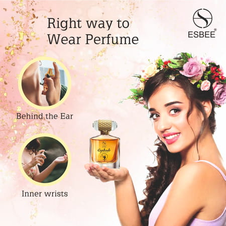 Esbee Captivate Eau De Parfum For Women - Long Lasting Premium Perfume | Up To 10 Hours | 100ml