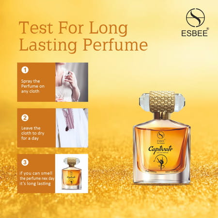 Esbee Captivate Eau De Parfum For Women - Long Lasting Premium Perfume | Up To 10 Hours | 100ml